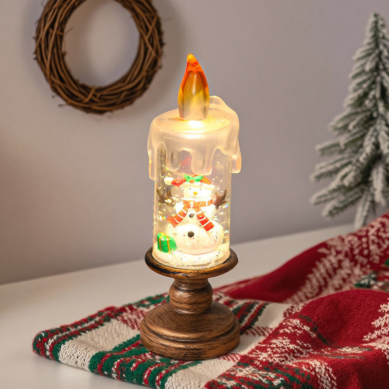 Nostalgic LED Christmas candle decoration