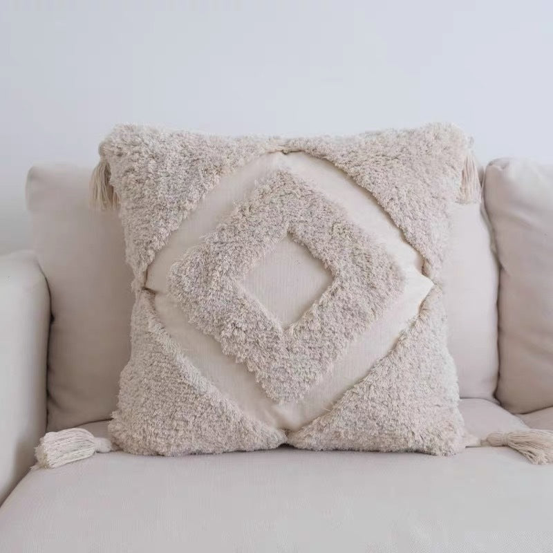 Bohemian Fringe Decorative Throw Pillow