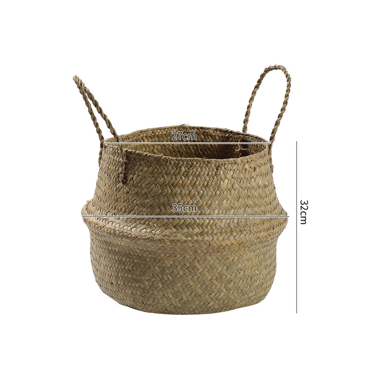 Handcrafted Woven Storage Bucket