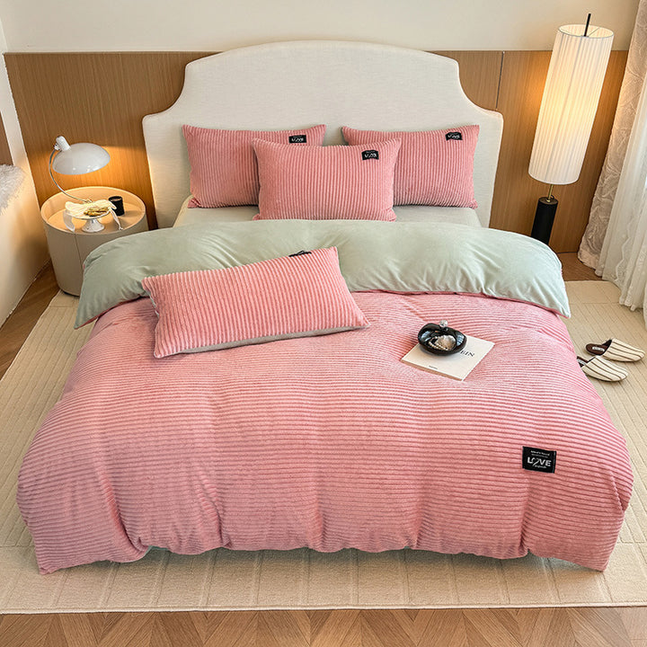 Soft Velvet Comforter Set