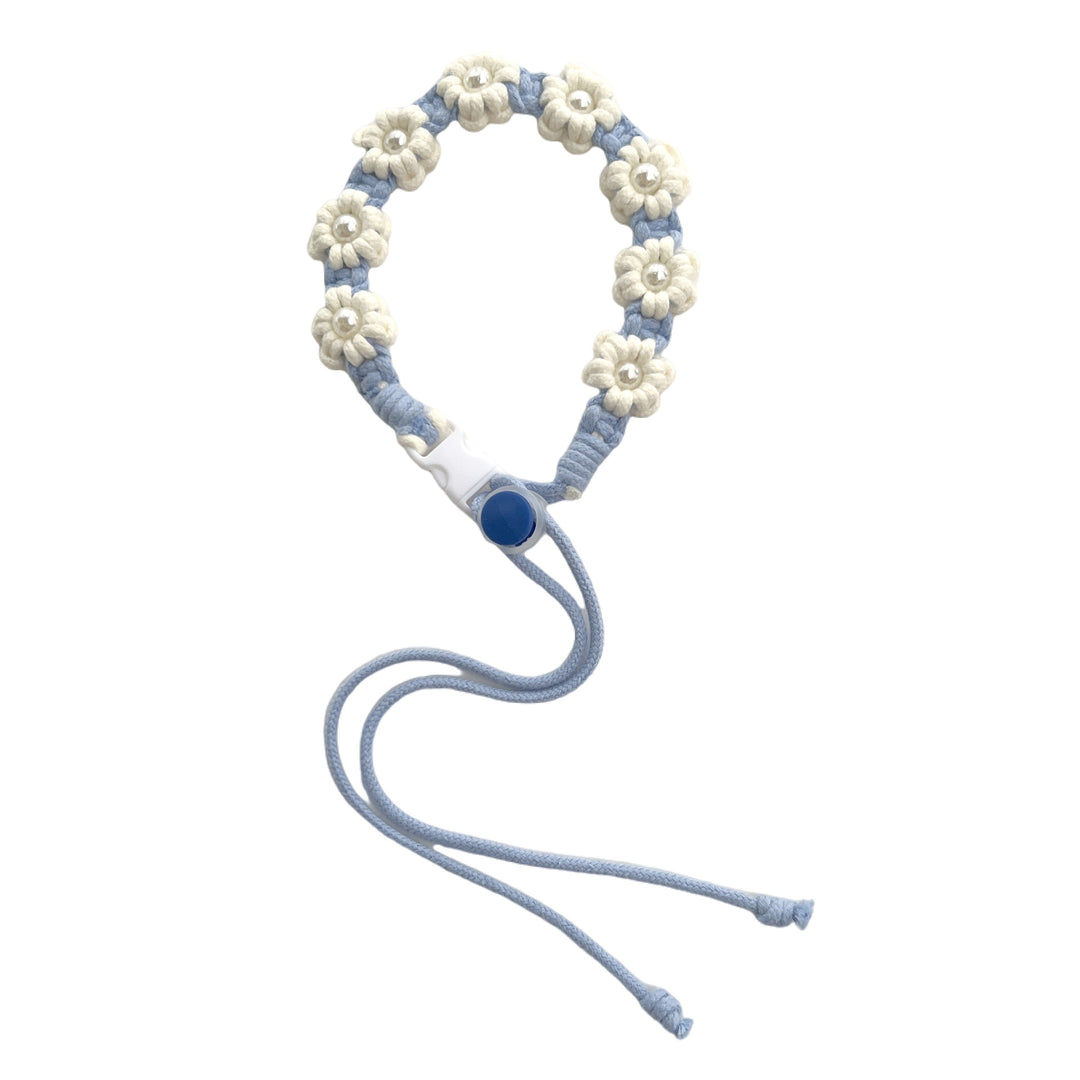 Floral Macrame Eyewear Strap