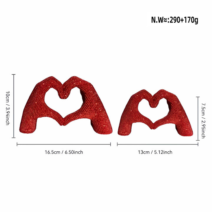 Heart Hand Sculpture