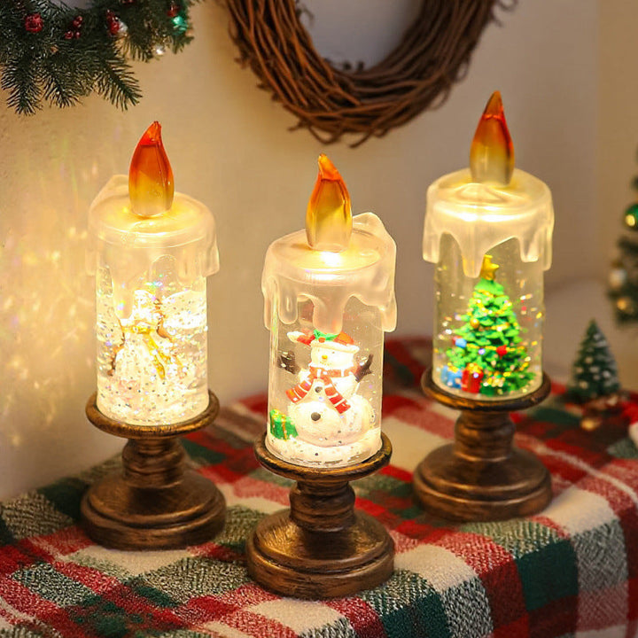 Nostalgic LED Christmas candle decoration