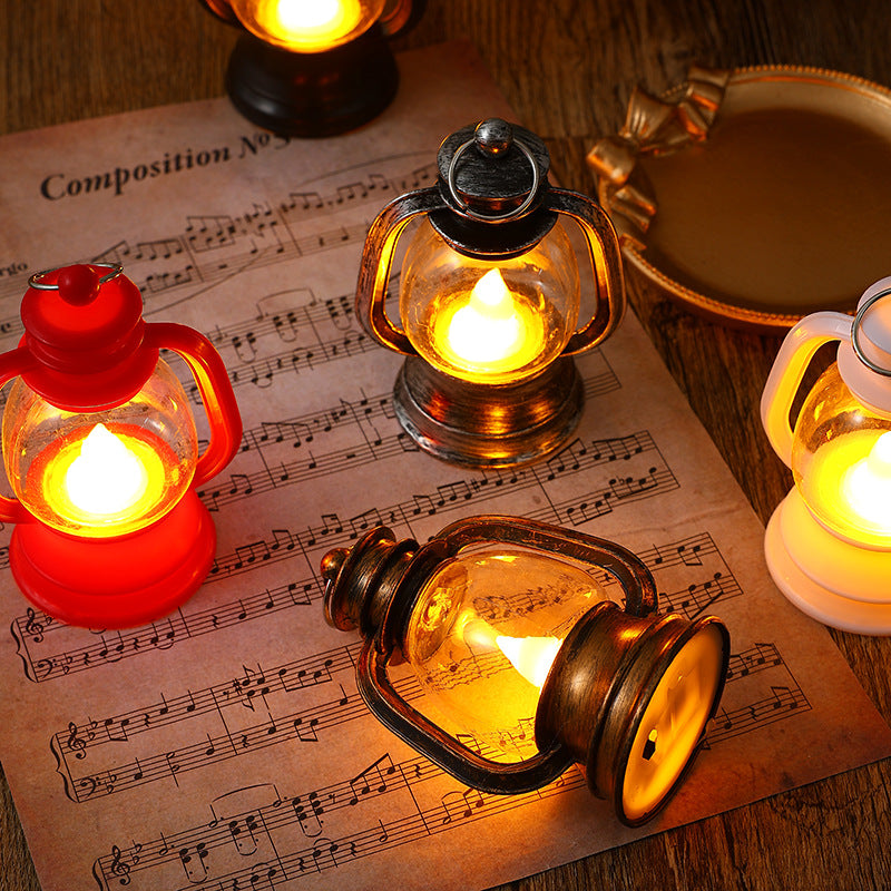 Nostalgic Lantern with LED Lighting