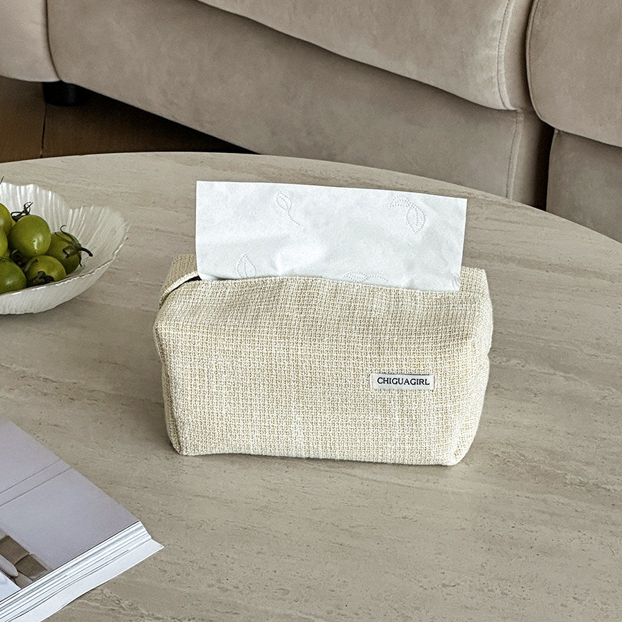 Stylish Woven Tissue Box Cover