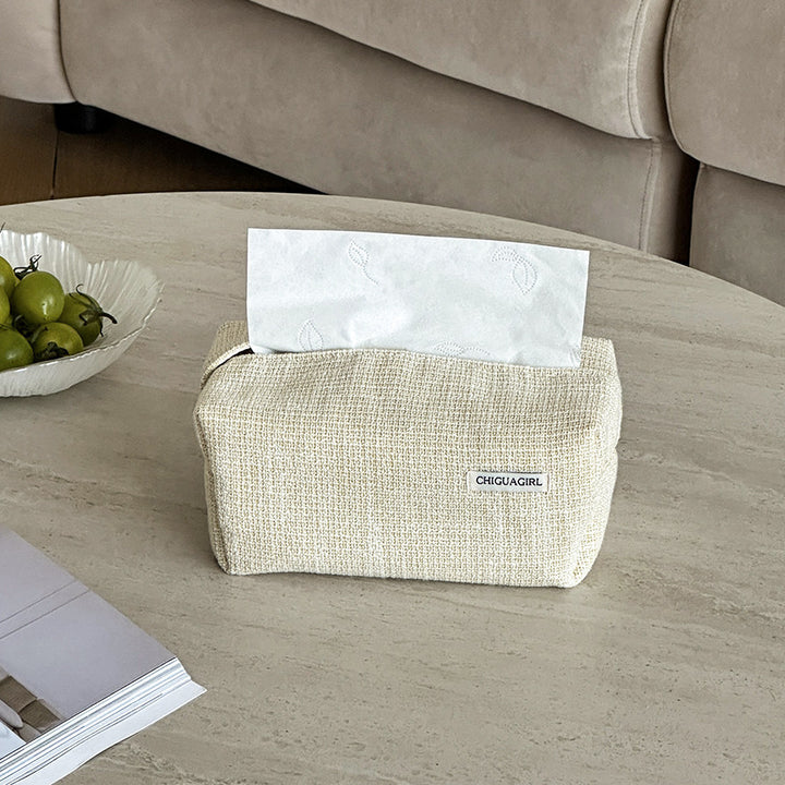 Stylish Woven Tissue Box Cover