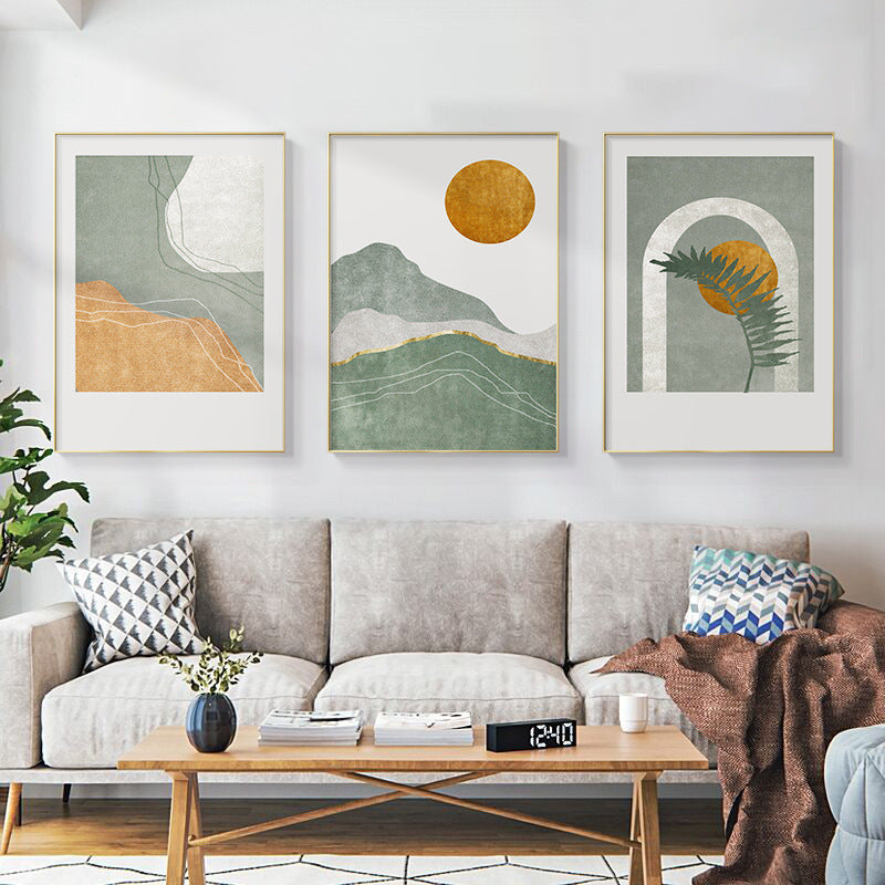 Framed Abstract Landscape Art Print