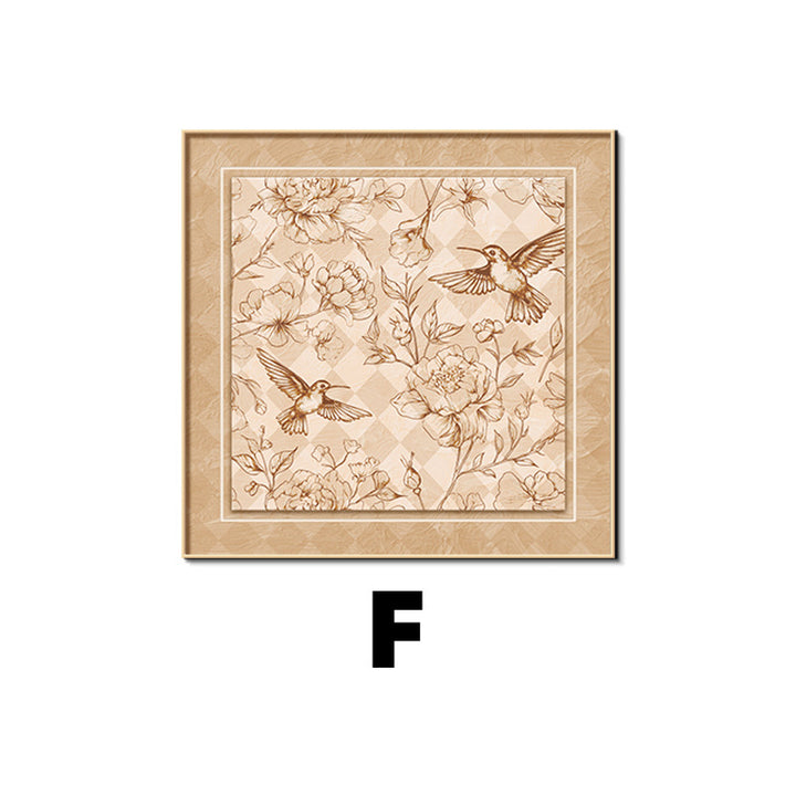 Floral Decorative Framed Artwork