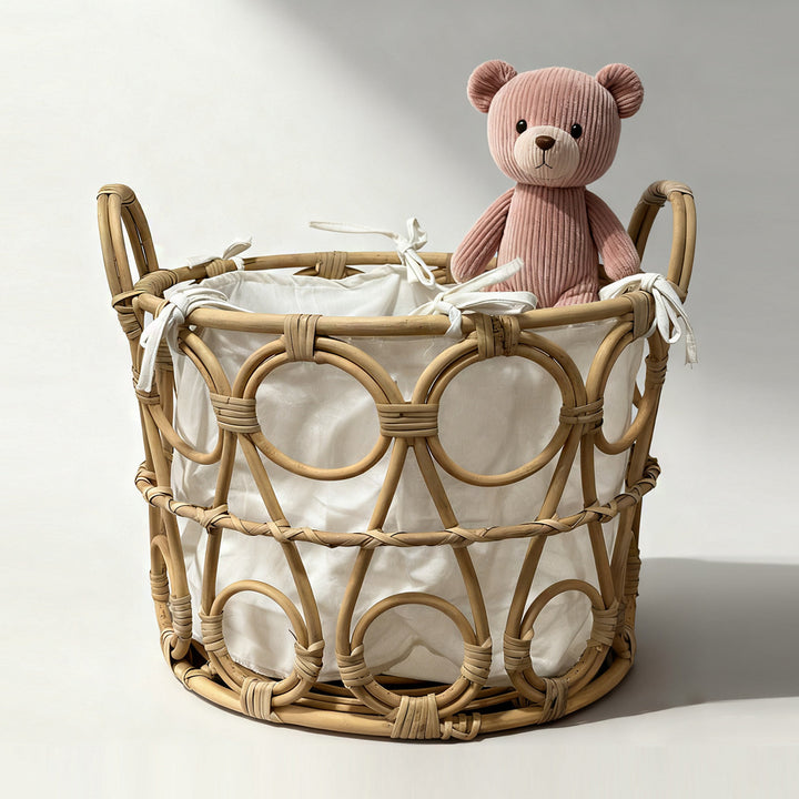 More modern braided storage basket