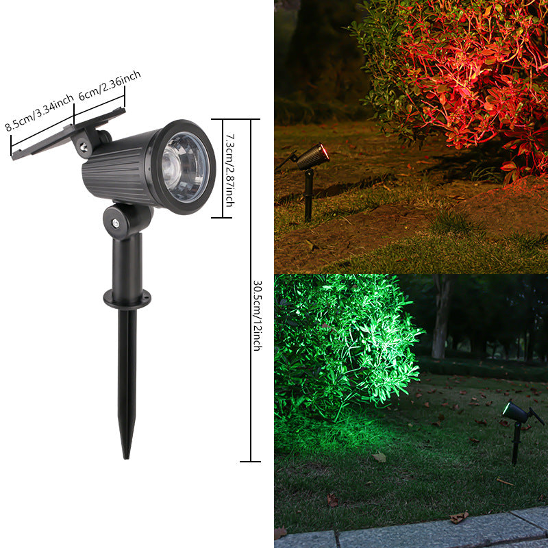 Outdoor Solar adjustable LED Spike Spotlight for garden landscape lighting