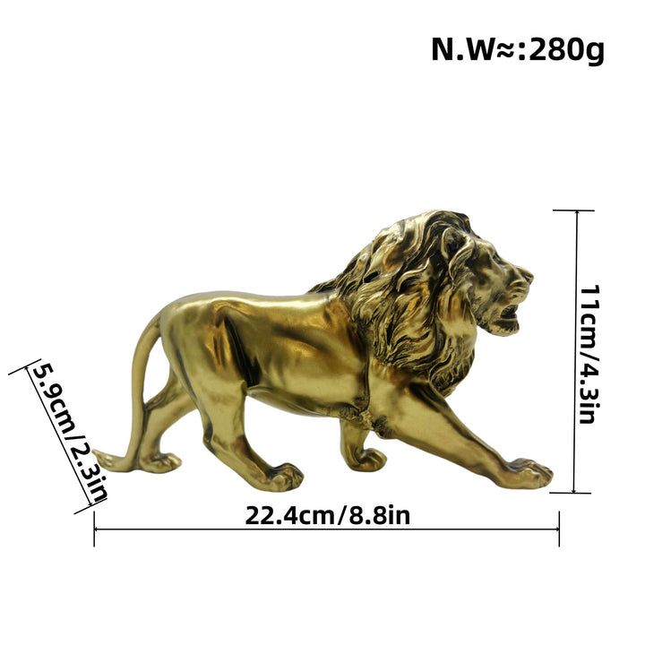Decorative lion statue in modern style