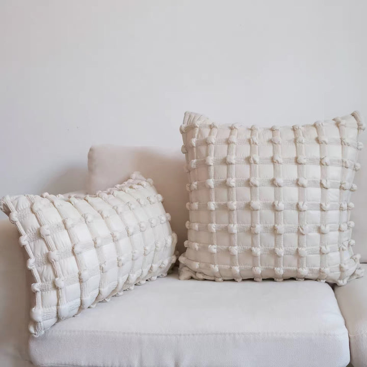Textured Woven Decorative Throw Pillow