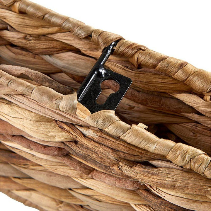 Handcrafted decoration basket made of natural materials
