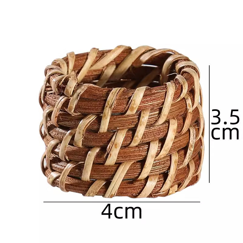 Handcrafted Natural Fiber Decoration Basket