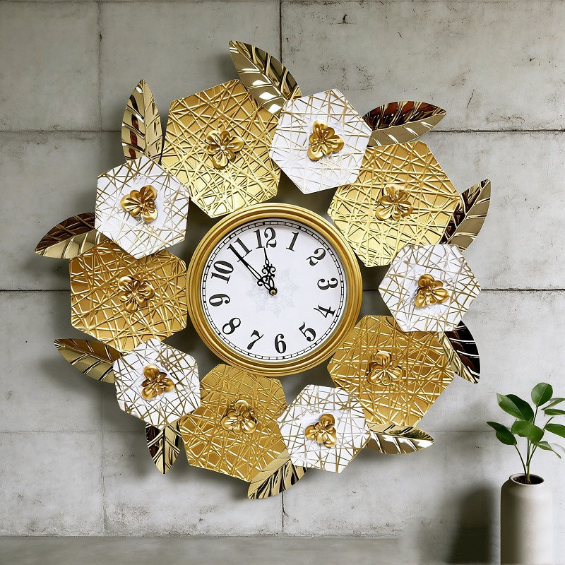Decorative Floral Wall Clock