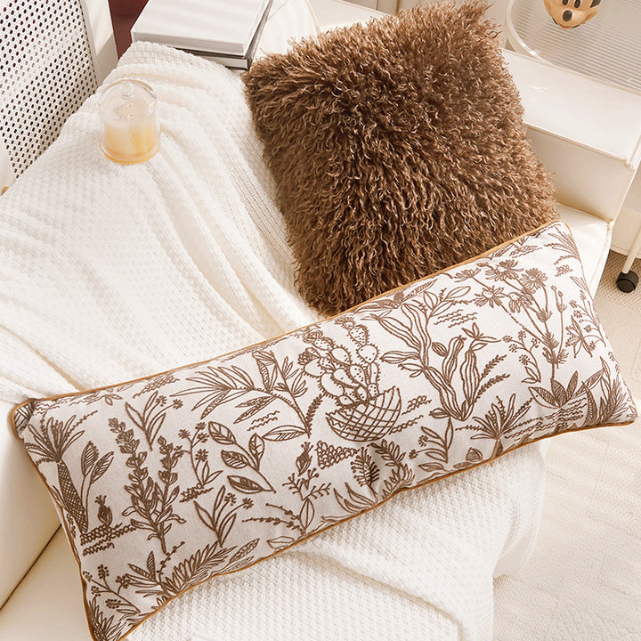 Long Lumbar Decorative Cushion