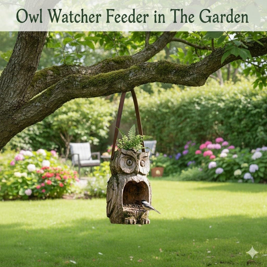 Decorative Owl Planter