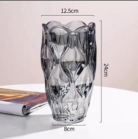 Artistic Twisted Glass Vase