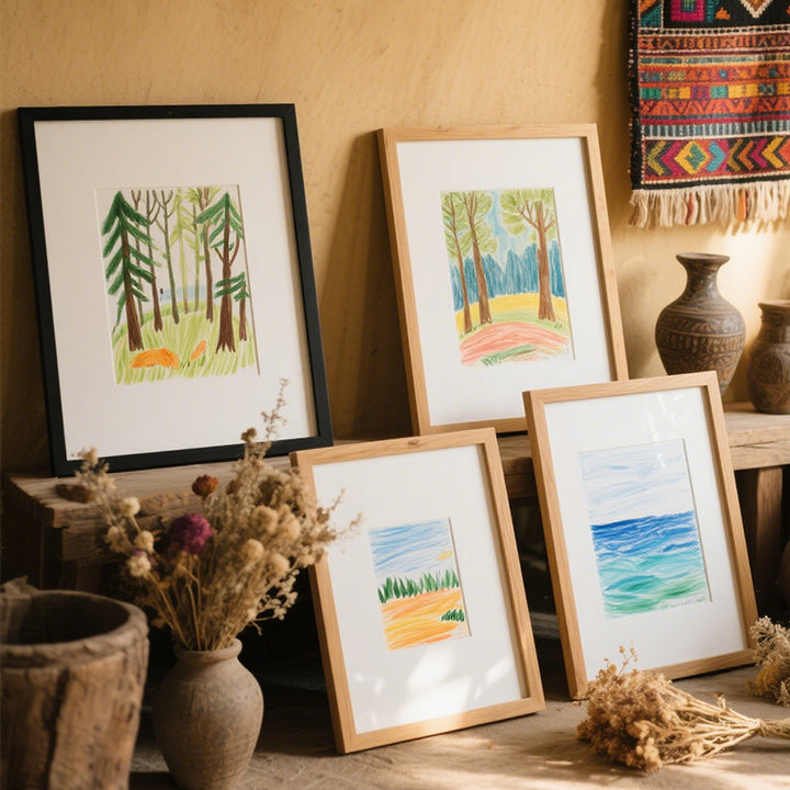 Artistic Framed Nature Wall Art