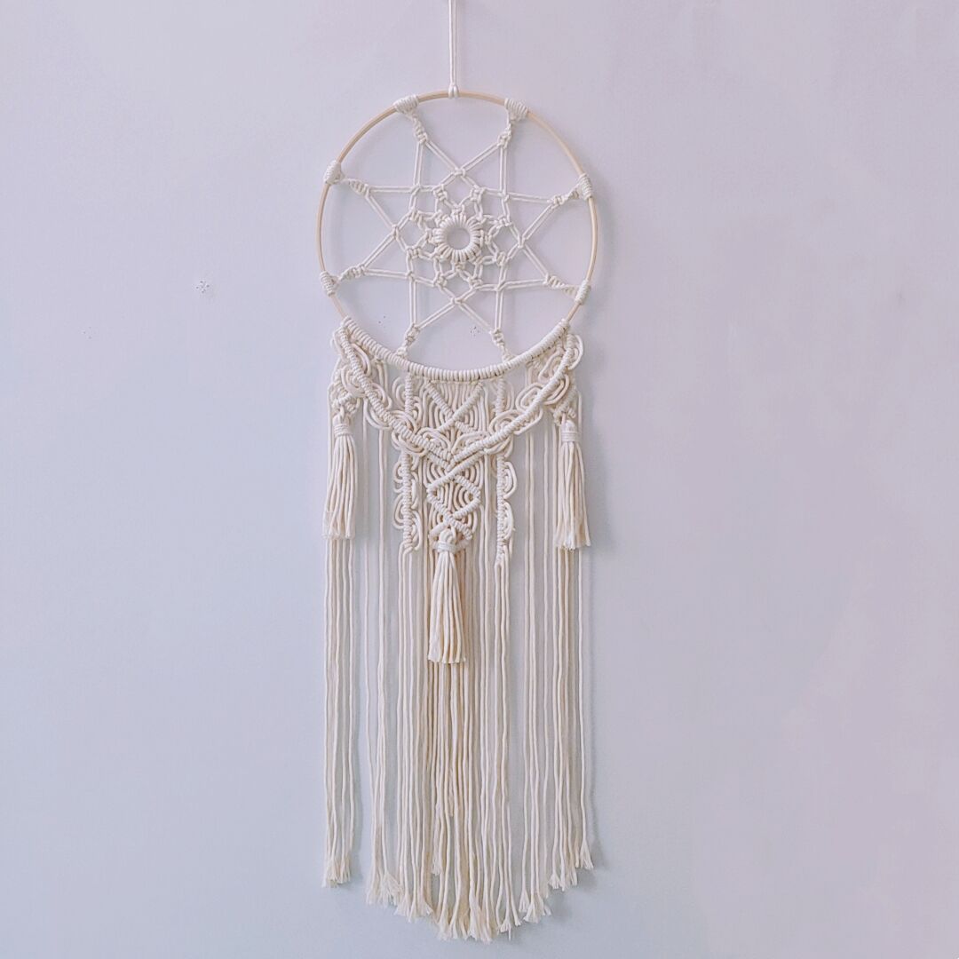 Elegant Macrame Dreamcatcher Wall Decor