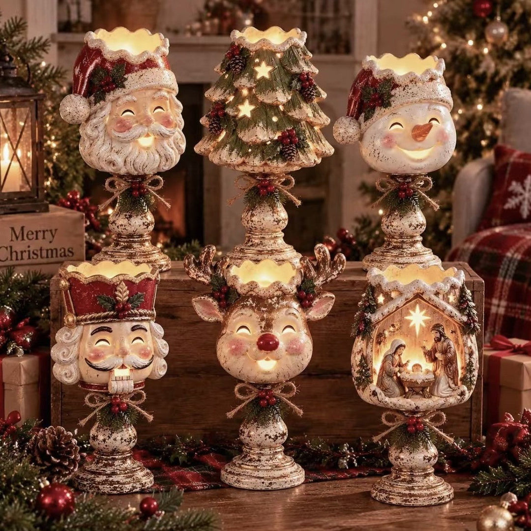 Decorative nutcracker table lamp