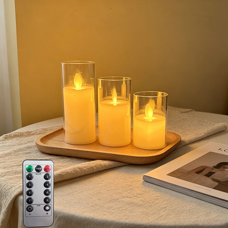 LED Scented Candle with Flame Effect