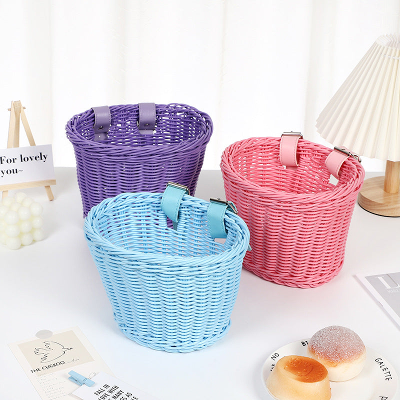 Woven Storage Basket with Handles