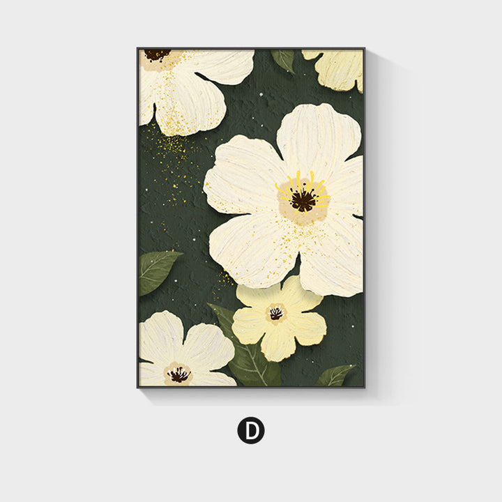 Framed Botanical Floral Artwork