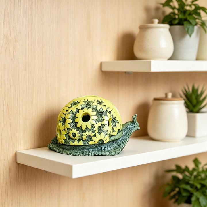 Decorative Turtle-Shaped Candle Holder