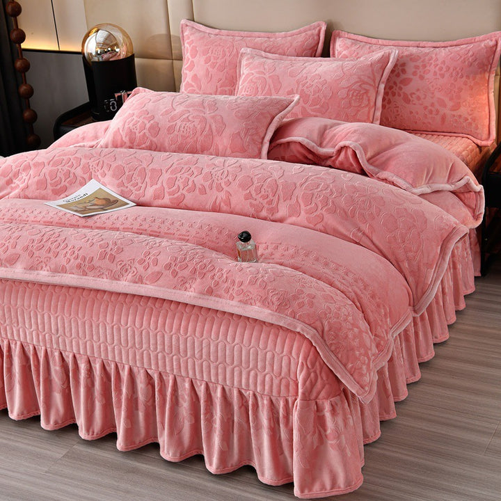 Luxurious Plush Velvet Comforter Set