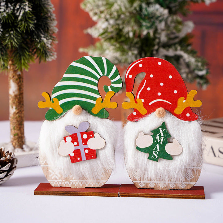 Santa Claus decorative figure in rustic design