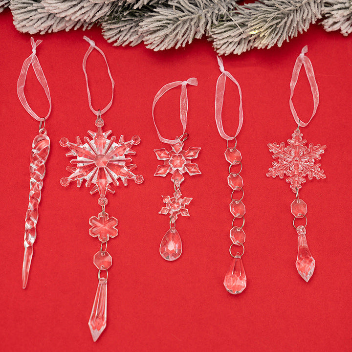 Glittering Snowflake Decoration