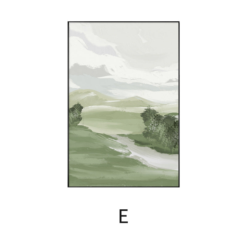 Framed Abstract Landscape Artwork