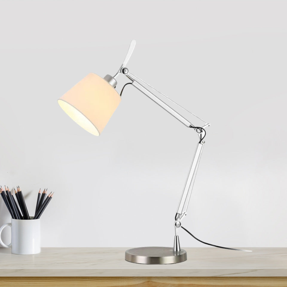 Adjustable swing arm lamp for the desk