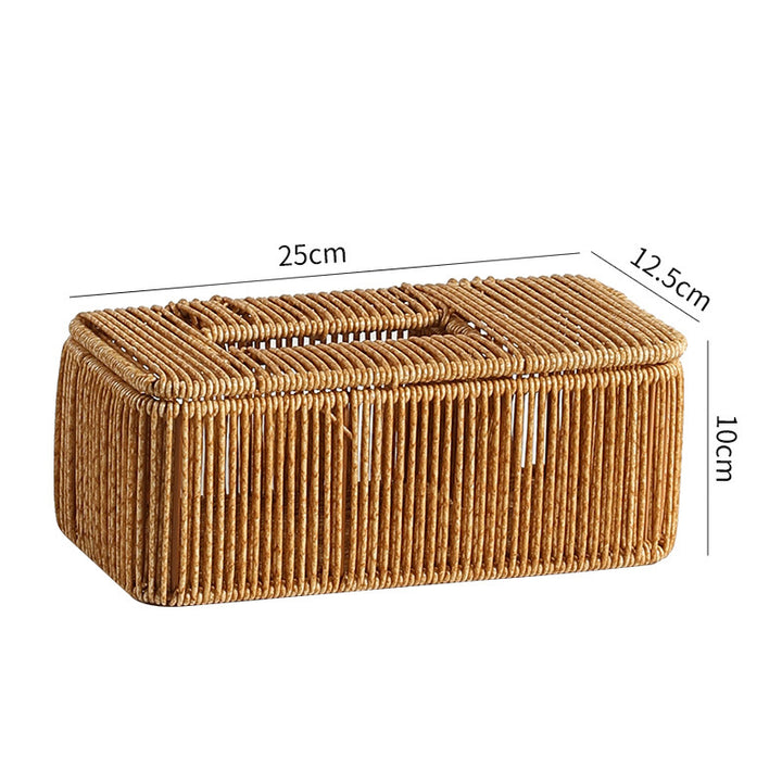 Decorative Woven Tissue Box Cover