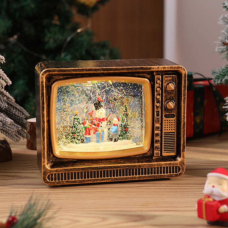 Nostalgic Snow Globe TV