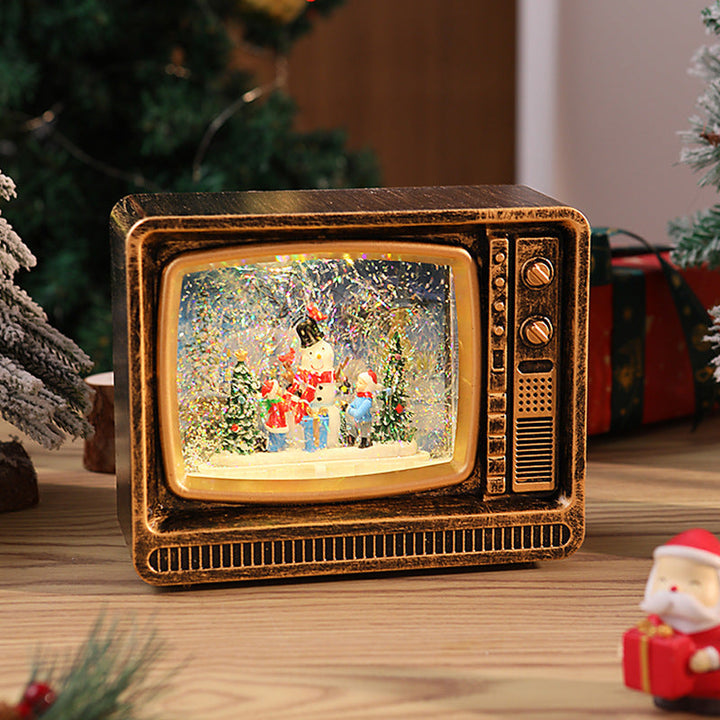 Nostalgic Snow Globe TV