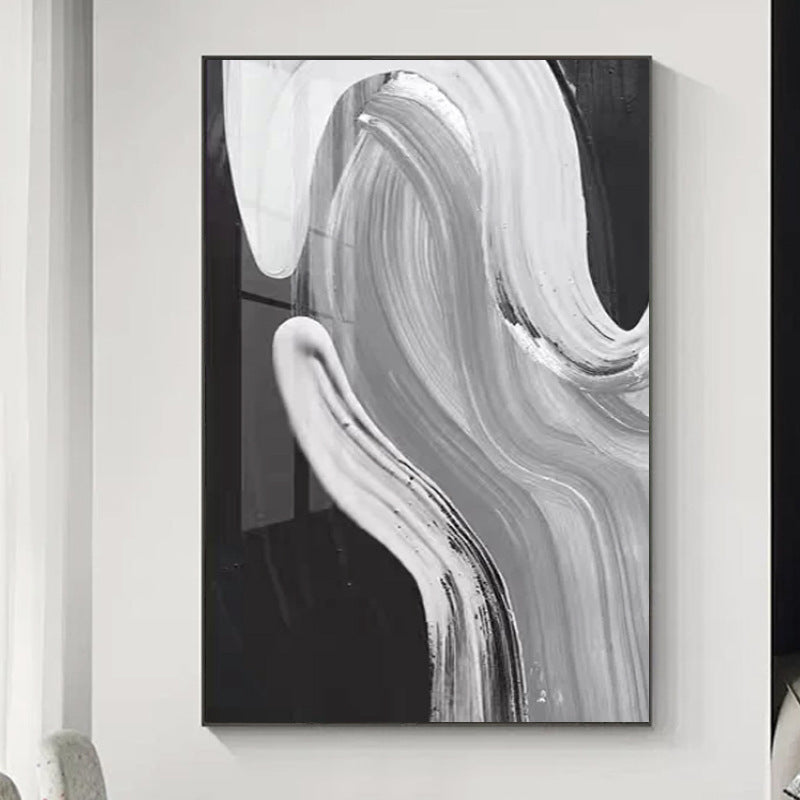 Abstract Minimalist Framed Canvas Art