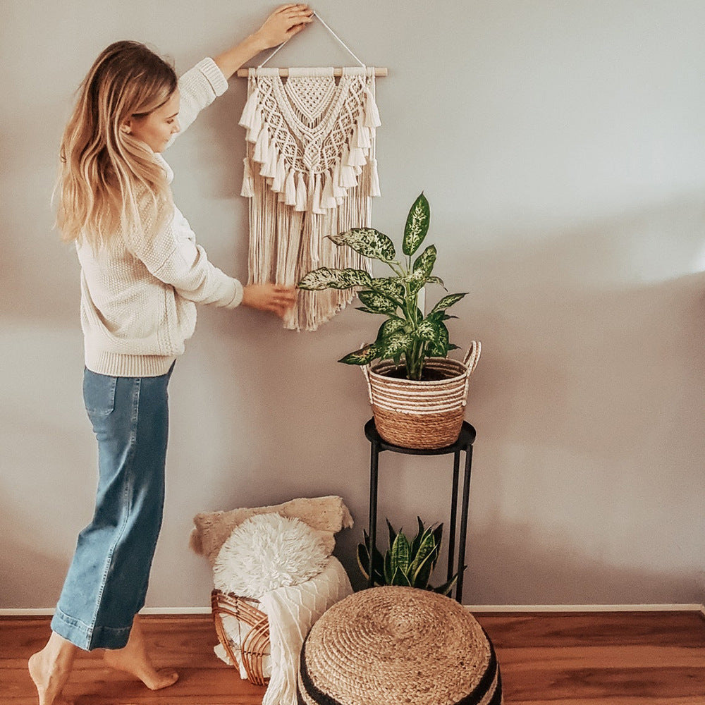 Elegant Macrame Wall Hanging in Bohemian Style