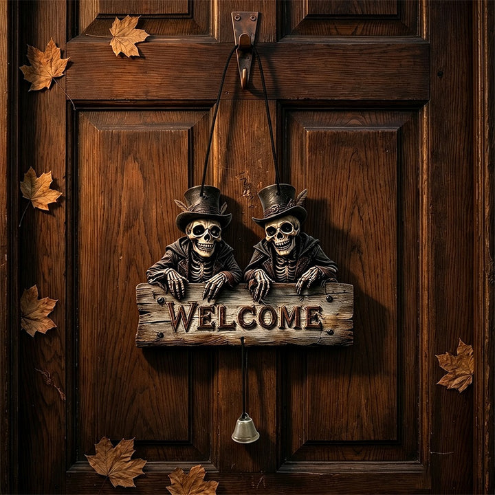 Creepy Welcome Sign Decor