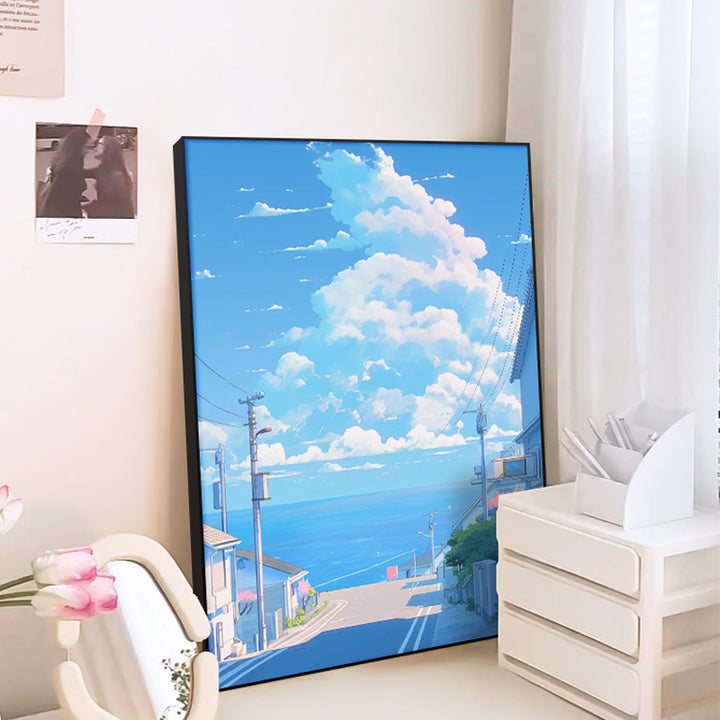Coastal Landscape Framed Wall Art