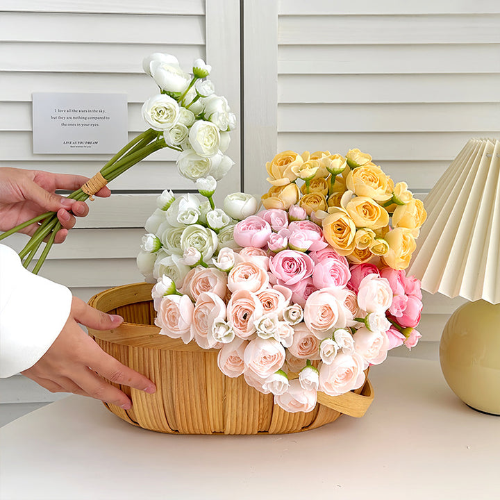 Lifelike Artificial Rose Bouquet