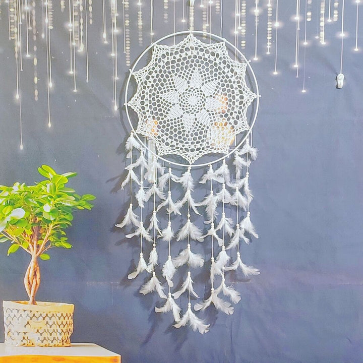 Feather Dreamcatcher Wall Hanging