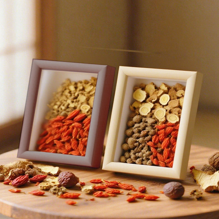 Artistic Herbal Spice Display Frame