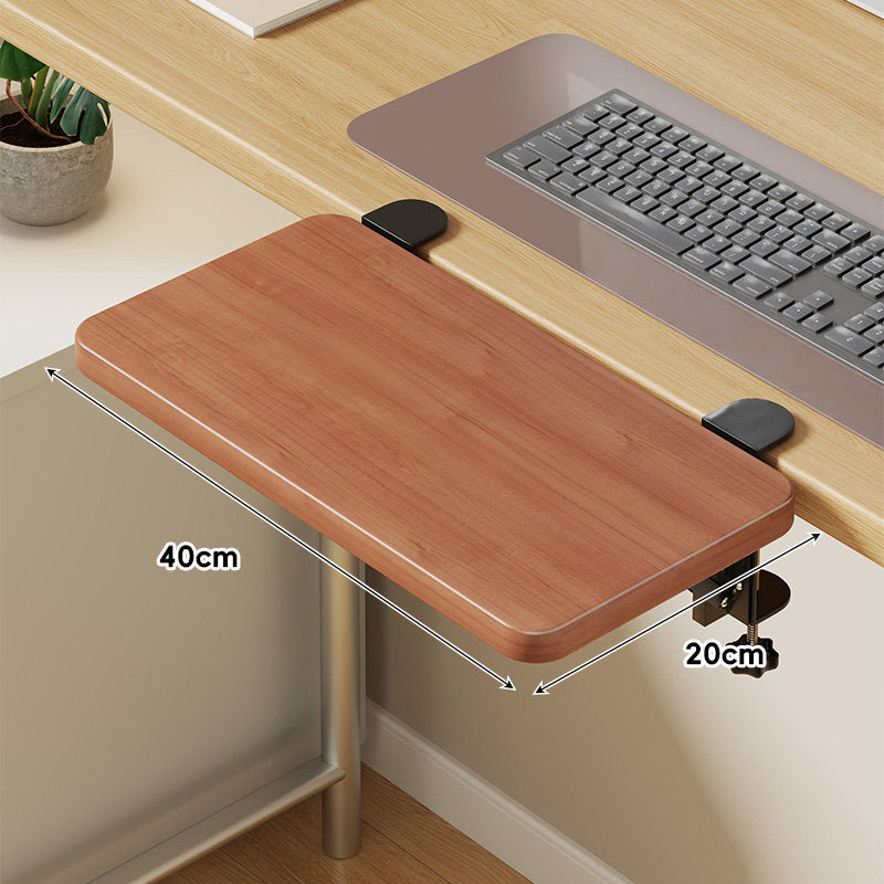 Under-Desk Sliding Keyboard Tray and Desk Extender with Smooth Glide Mount