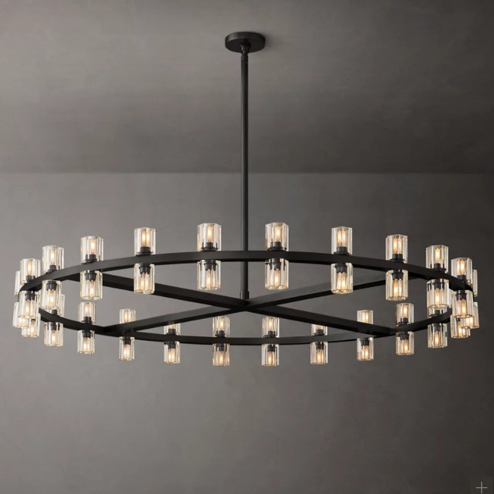 Modern Crystal Circle Light