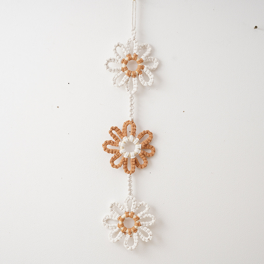 Decorative Macrame Flower Garland