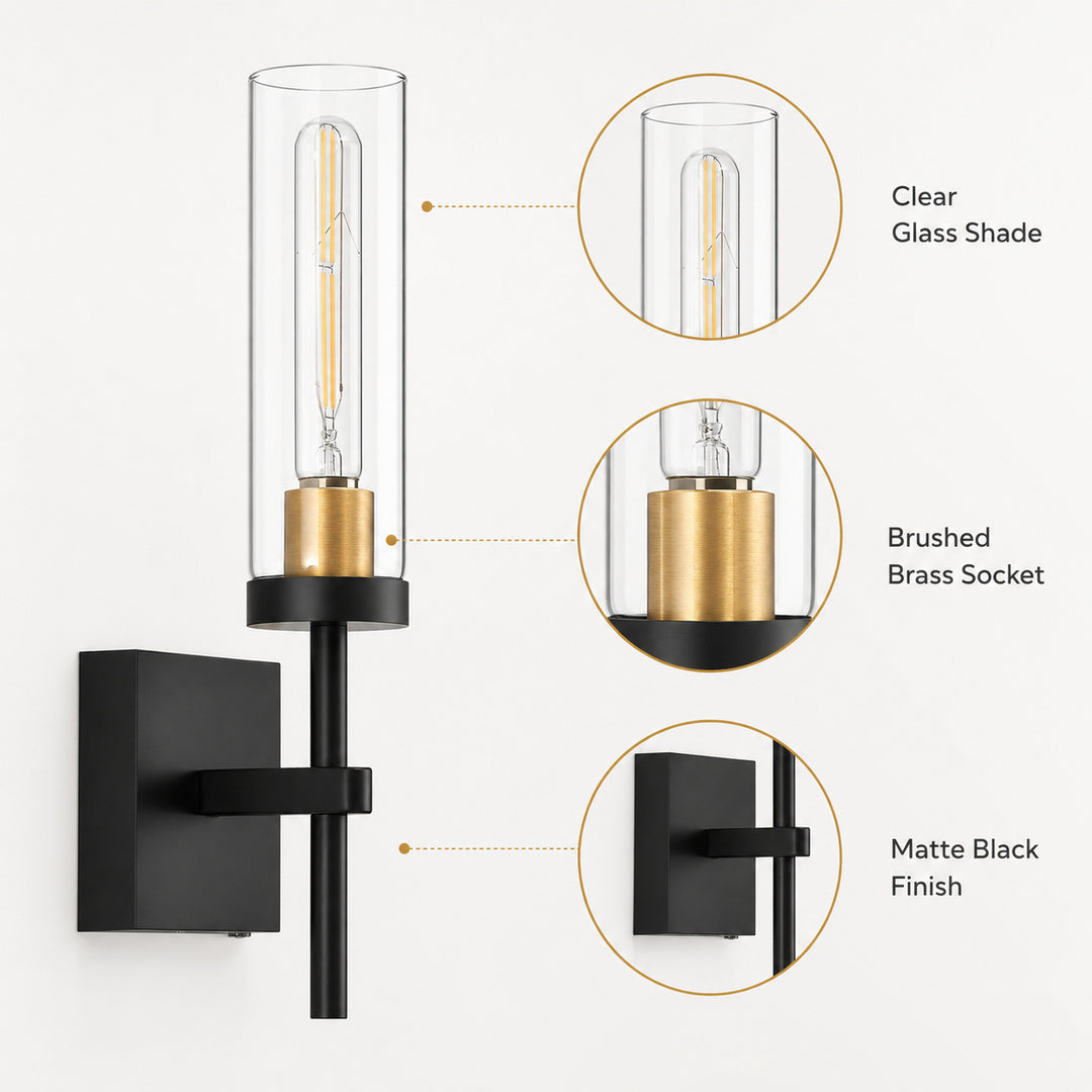 Modern Glass Wall Lamp