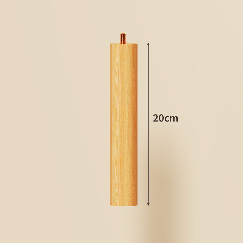 Compact Square Bamboo Shelf Panel with Rounded Corners and Pre-Drilled Mounting Holes