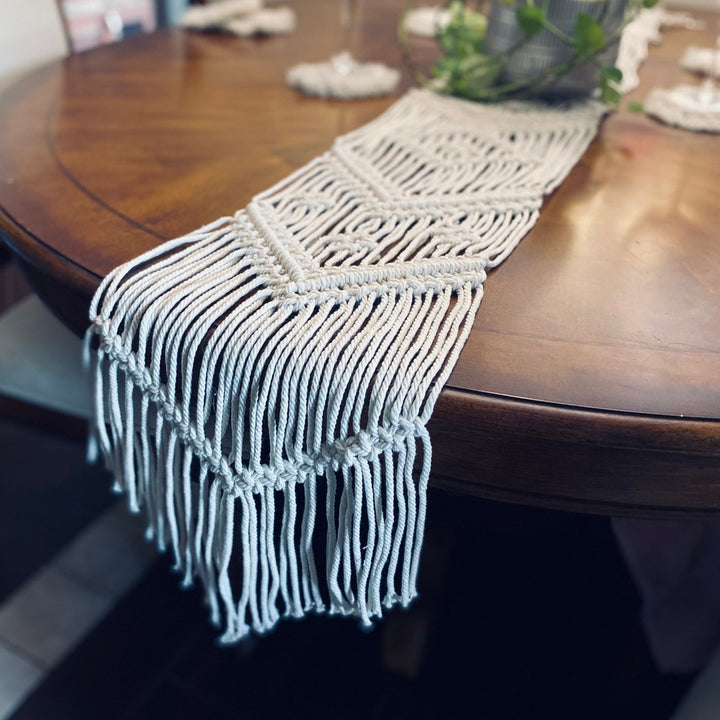 Decorative Macrame Table Runner